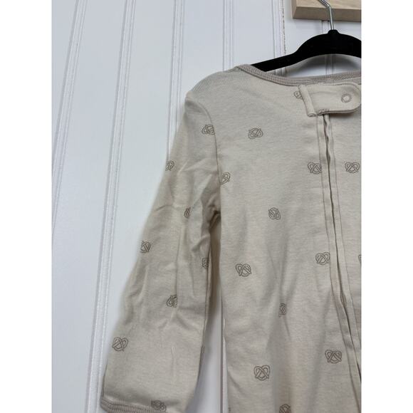 Cloud Island Baby Boy Tan Pretzel Zip One Piece Sleeper Outfit 3-6 Months #155 - Picture 5 of 13